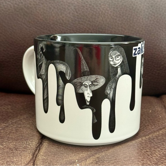 Disney Nightmare Before Christmas Black Drip Ceramic Mug - Jack Sally Oogie - Picture 6 of 9